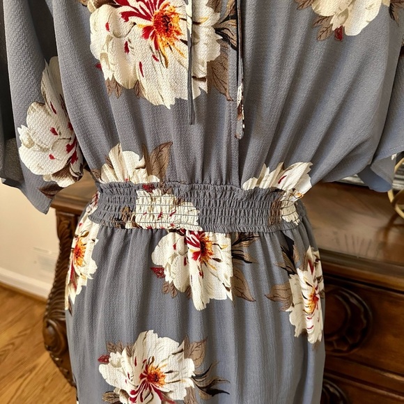 Jennaration Floral Maxi Dress with Side Slits Size Small - Picture 6 of 9